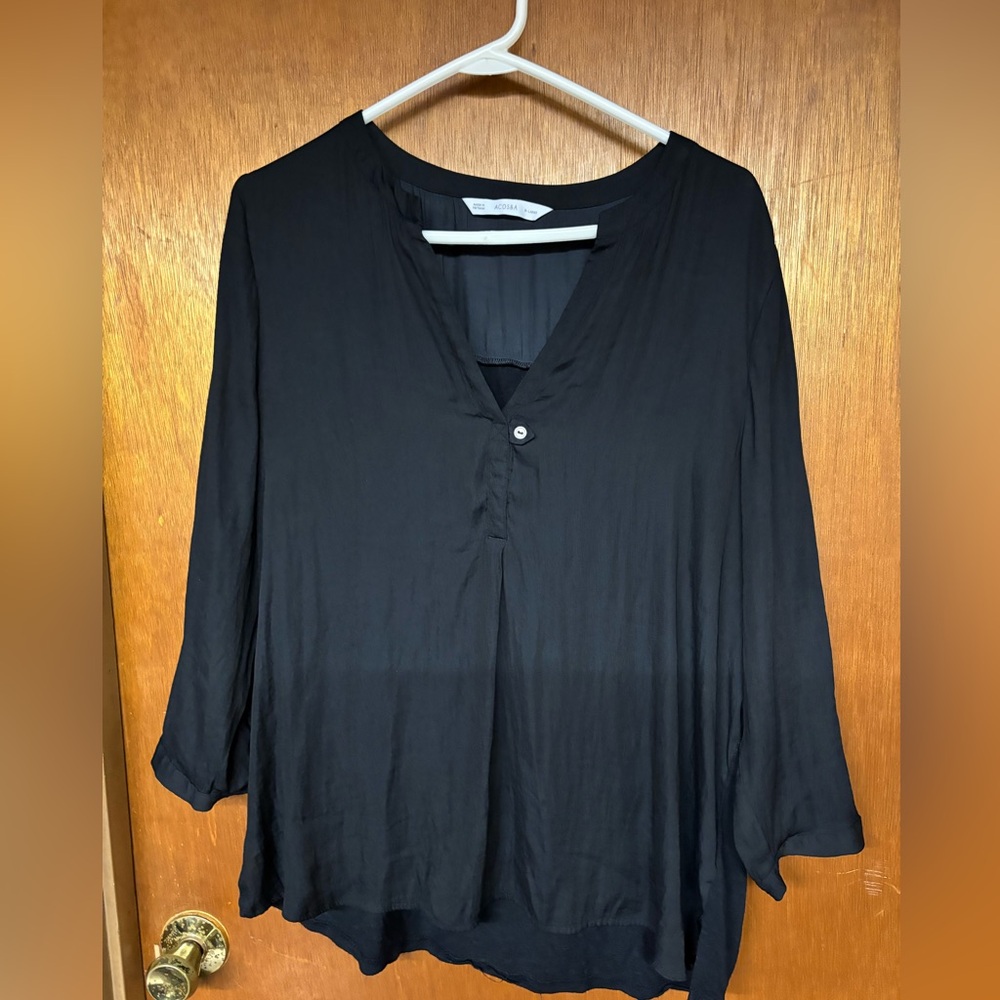 Chic Black Women's Blouse